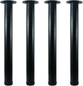 QLLY 22 inch Adjustable Metal Desk Legs, Heavy Duty Furniture Table Legs by QLLY
