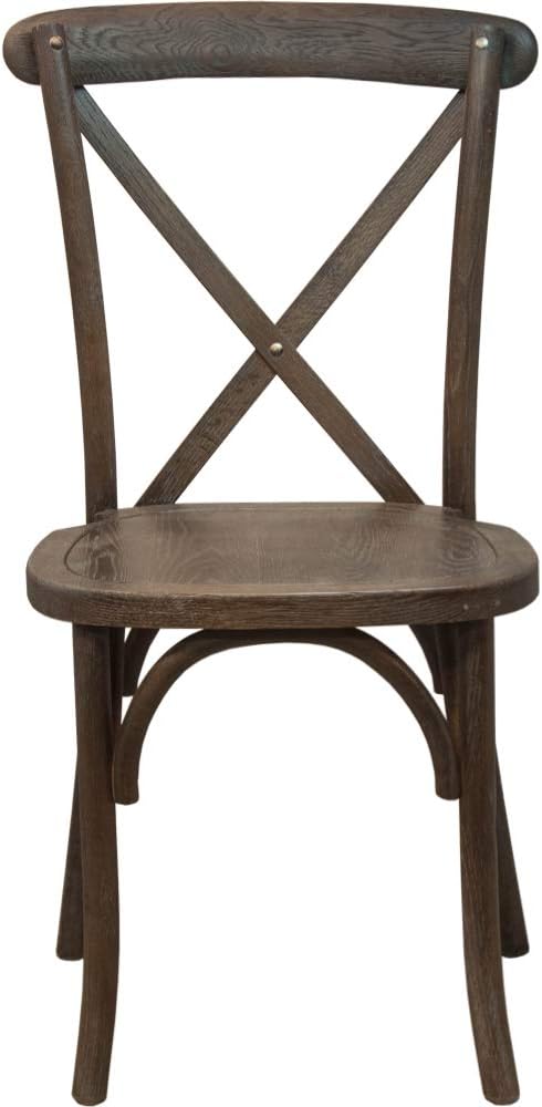 EMMA + OLIVER 2-Pack Wooden X-Back Dining Chair - Image 6