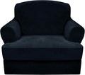 CUCRAF T Cushion Sofa Cover 2 Piece Armchair Slipcovers, Soft Thick Velvet by CUCRAF