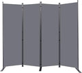 Room Divider 6FT Portable Room Dividers and Folding Privacy Screens, 4 Panel by HOMSCREENER