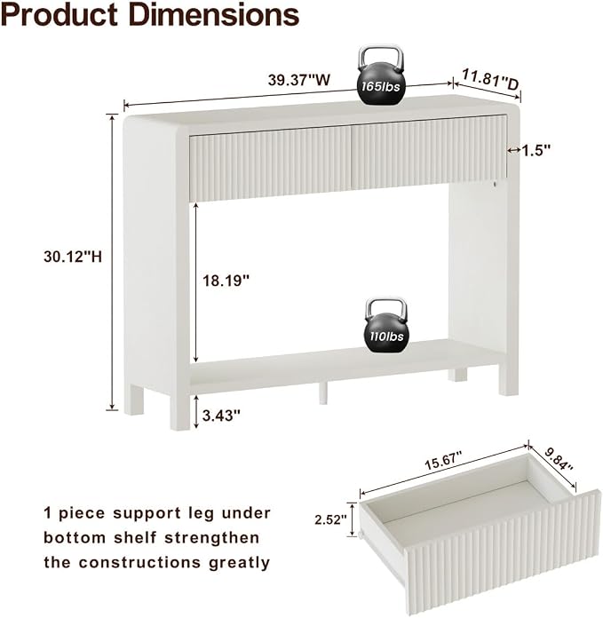 FATORRI Narrow Console Table - Image 3