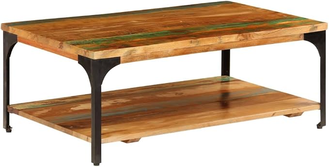 Solid Reclaimed Wood Coffee Table by GolinpeiloFurniture