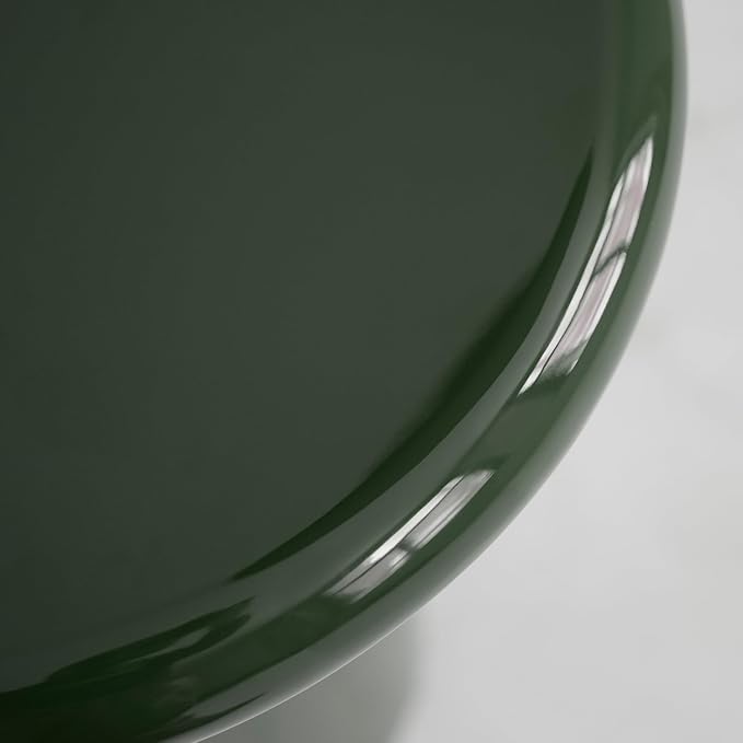 Acanva Modern End Tables with High Glossy Finish, Curved Edges, Accent Center - Image 5