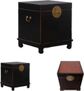 Chinese Inspired Cabinets Distressed Petite Elmwood Chinese Ming Cabinet by Unknown