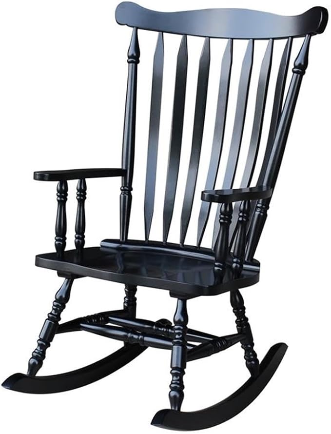 International Concepts Williamsburg Rocker Antique Black - Image 3