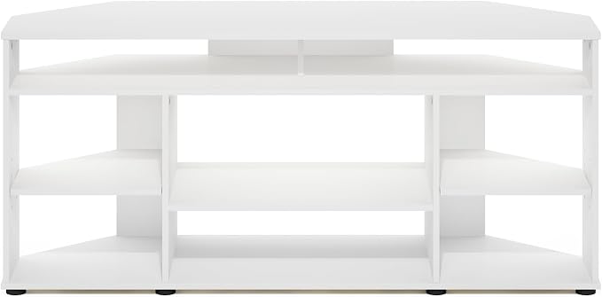 Furinno BESI TV Stand, No Tools Assembly Industrial Style Entertainment Center - Image 3