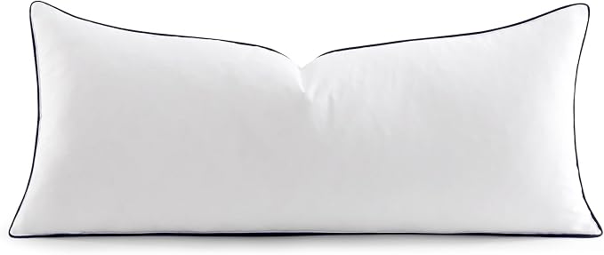 MIULEE Goose Feather Down 14x36 Pillow Insert by MIULEE