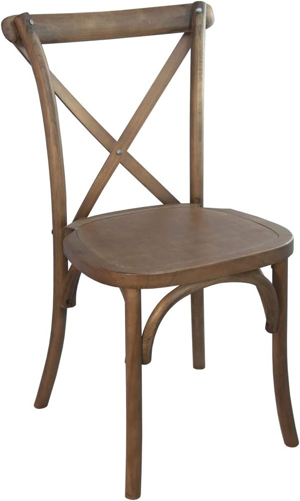 EMMA + OLIVER 2-Pack Wooden X-Back Dining Chair by EMMAOLIVER