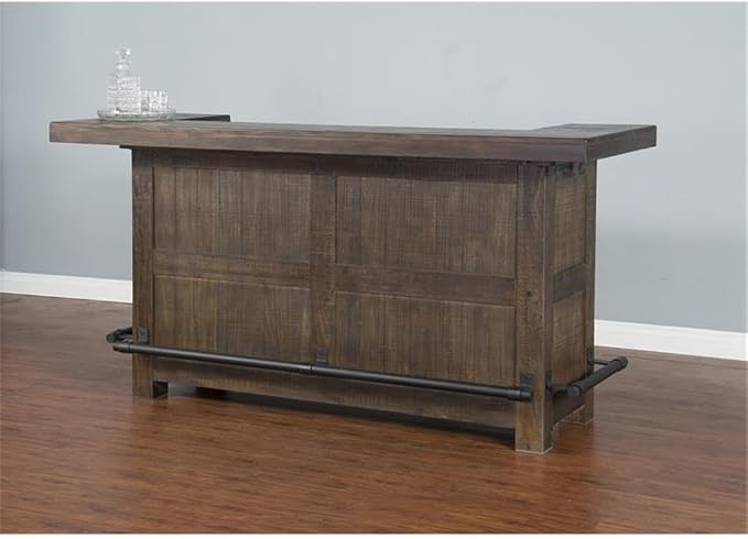 Pemberly Row 3-Piece Set with Gorgeous Bar Unit and 2 Backless Swivel BarStools - Image 10