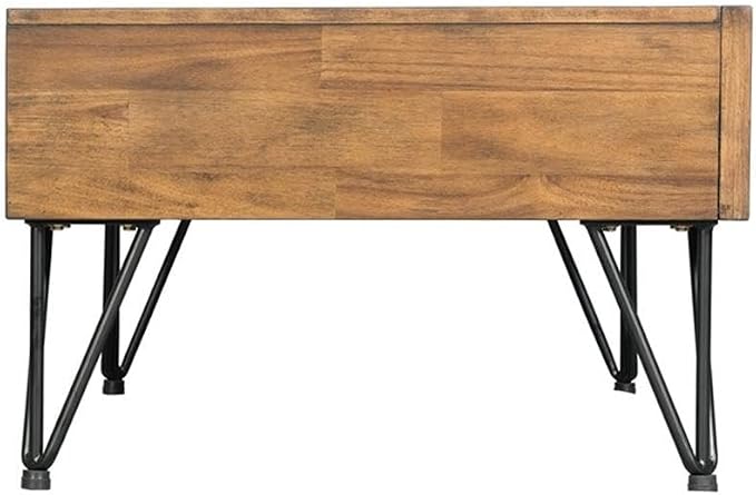 Pemberly Row Transitional Tanner 3PC Occasional Table Set, Light Walnut Finish - Image 5