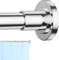 CorkLatta Chrome Shower Curtain Rod 31 to 104 Inch, 1 Inch Diameter Adjustable by CorkLatta
