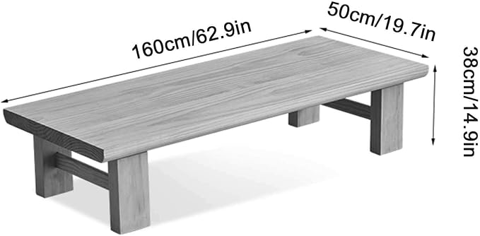 Japanese Solid Wood Coffee Table - Image 2