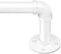 Zeerobee Curtain Rods for Windows 32 to 48, 1 Inch Industrial Wrap Around White by zeerobee