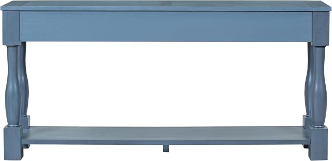 Knocbel 64 Inch Long Antique Entry Console Table - Image 9