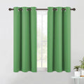 NICETOWN Forest Green Kitchen Blackout Short Curtain Panels by NICETOWN