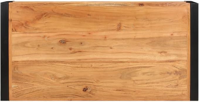 Coffee Table 47.2"x23.6"x15.7" Solid Acacia Wood, End Tables, Living Table - Image 5