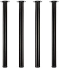 QLLY 28 inch Adjustable Metal Desk Legs, Heavy Duty Furniture Table Legs by QLLY