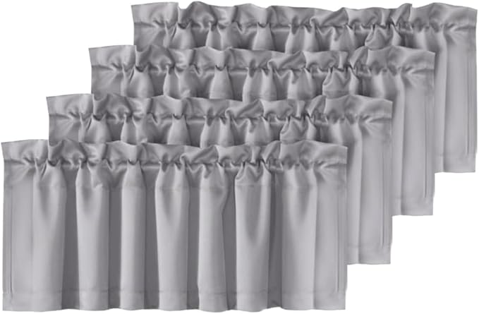 H.VERSAILTEX Blackout Valances for Windows, Kitchen Valance Curtains for Living by HVERSAILTEX