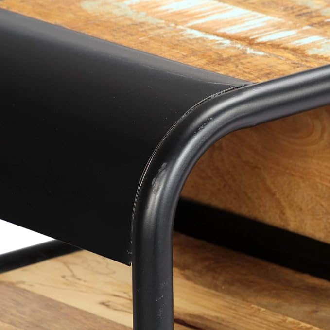 Console Table 46.5"x11.8"x29.5" Solid Reclaimed Wood, End Tables, Accent Tables - Image 6