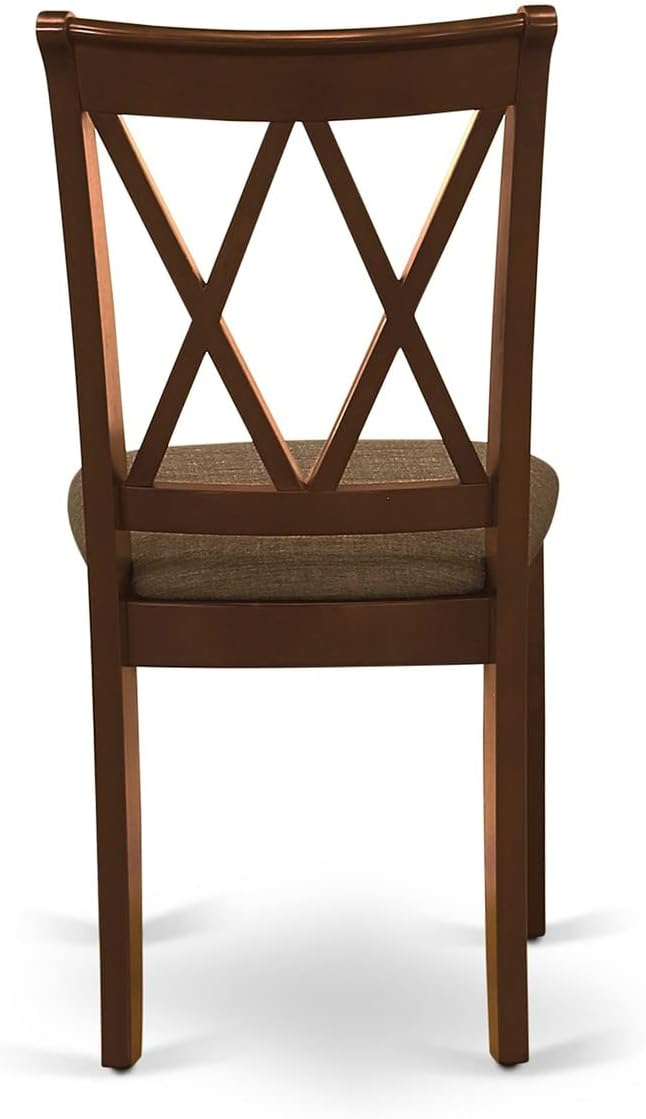 East West Furniture CLC-MAH-C Clarksville Dinette Chairs - Image 8