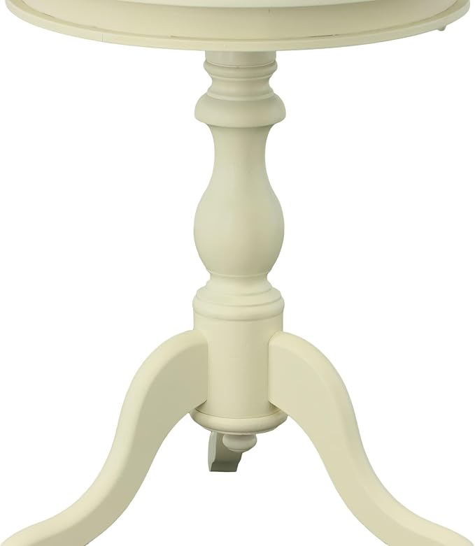 Carolina Classics Gilda Side Table in Antique Ivory - Image 6