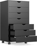 OLIXIS 7 Drawer Mobile File Cabinet Under Desk Storage Organization by OLIXIS