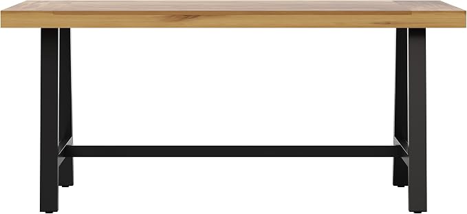 Flash Furniture Rafe Commercial Grade Acacia Wood Dining Table - Image 8