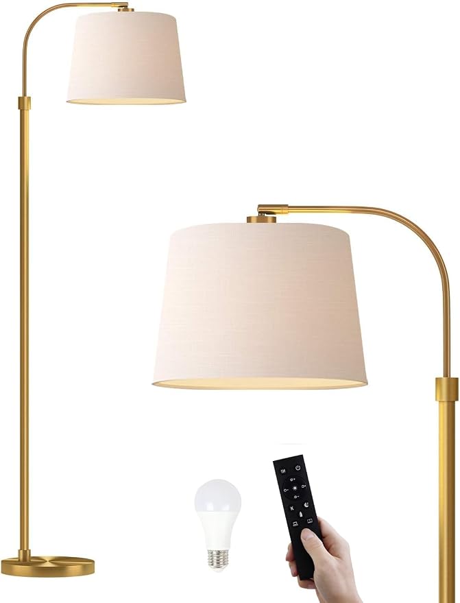 Oneach 62" Arc Floor Lamp for Living Rooms, Modern Reading Light for Bedrooms by Oneach