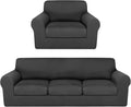 HunnmingRe Sofa Covers for 3 Cushion Couch Stretch Sofa and Loveseat Covers Set by HunnmingRe