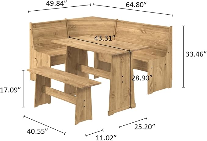 Furniture Dash Corner Dining Set Corona - Image 7