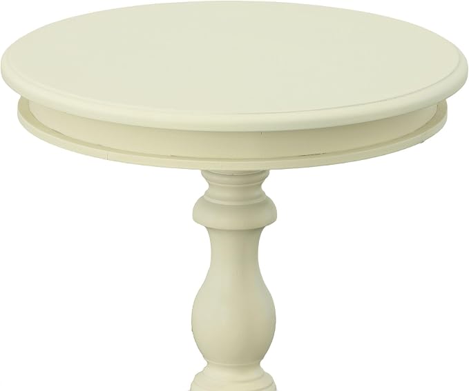 Carolina Classics Gilda Side Table in Antique Ivory - Image 5