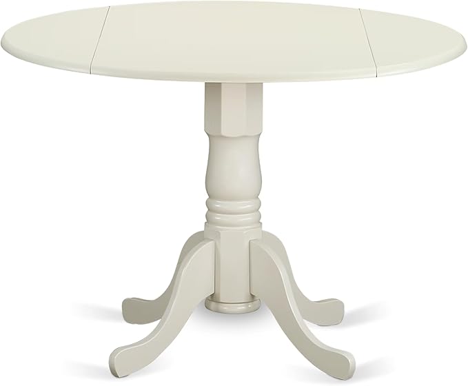 East West Furniture DLBO5-LWH-LC 5 Piece Dining Room Furniture Set Includes a - Image 3