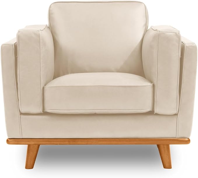 Valencia Artisan Leather Accent Chair, Full-Aniline Leather Upholstery by ValenciaTheaterSeatingFurniture
