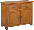 Crafters and Weavers Arts and Crafts 2-Drawer Solid Wood Cabinet in Cherry by Crafters+and+Weavers