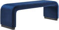 Modway EEI-6734-BLK-MID Koda Performance Velvet Waterfall Long Bench by Modway