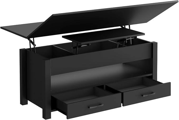 Garvee 40" Coffee Table Lift Top, Converts to Dining Table - Image 8