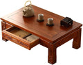 Antique Coffee Table, Japanese Style Low Wooden Table Tea Table by Unknown
