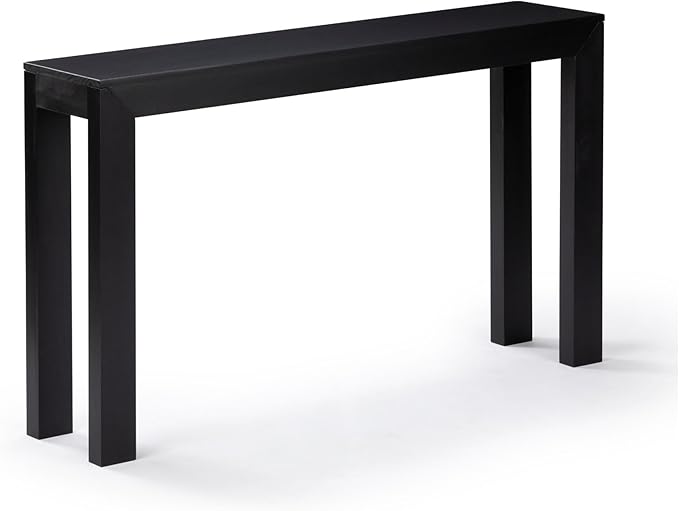 Plank+Beam Modern Solid Wood Console Table, 56 Inch, Sofa Table, Narrow - Image 4