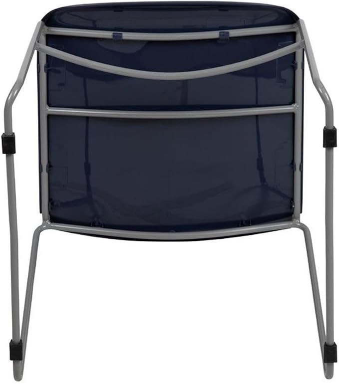Flash Furniture HERCULES Series 880 lb. Capacity Navy Ultra-Compact Stack Chair - Image 5