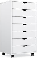 OLIXIS 7 Drawers Rolling File Cabinet, Mobile Under Desk Storage Cabinet by OLIXIS