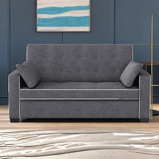 Serta Ainsley 72.6" Convertible Sleeper Sofa, Queen Size, Dreamcoil Comfort - Image 2