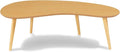 Mid Century Modern Abstract Shaped Coffee Table/Solid Wood/Oak Finish by Camaflexi