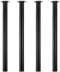 QLLY 29.5 inch / 75cm Adjustable Metal Desk Legs, Heavy Duty Furniture Table by QLLY