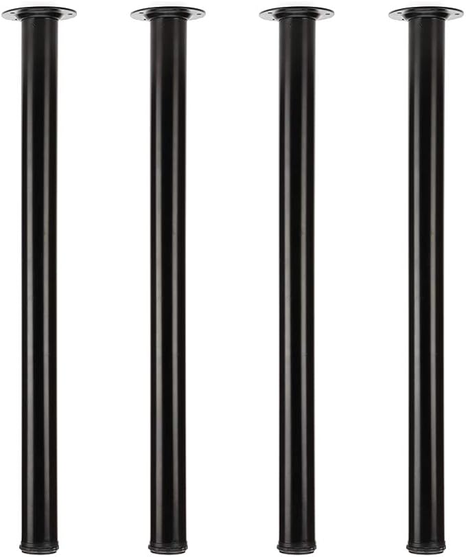 QLLY 30 inch Adjustable Metal Desk Legs, Heavy Duty Furniture Table Legs by QLLY