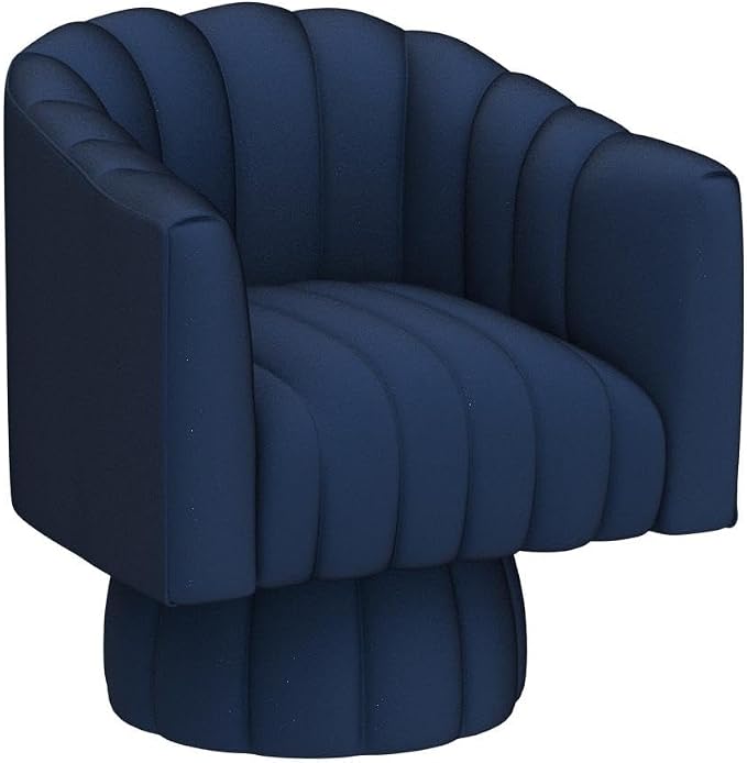 Dewhut Swivel Accent Chair, 360° Swivel Barrel Chair - Image 5