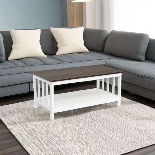 ChooChoo Farmhouse Coffee Table, 40 Inch - Image 6