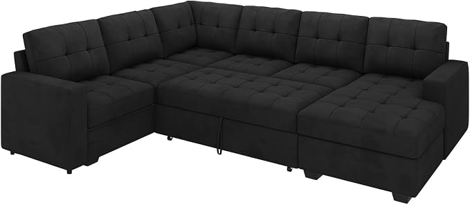 HONBAY Sectional Sleeper Sofa - Image 8