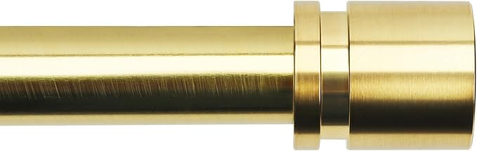 Byondeth Curtain Rods for Windows 16 to 240 Inches Adjustable Length 1 Inch by Byondeth