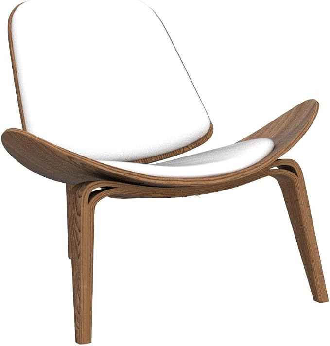 OAKHAM Comfy Shell Chair, Mid Century Modern Accent Chair - Image 5