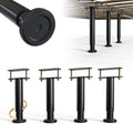 4Pcs Bed Frame Support Leg, Adjustable Height 5"-8.6", Extra Sturdy Steel Bed by YUEYIN